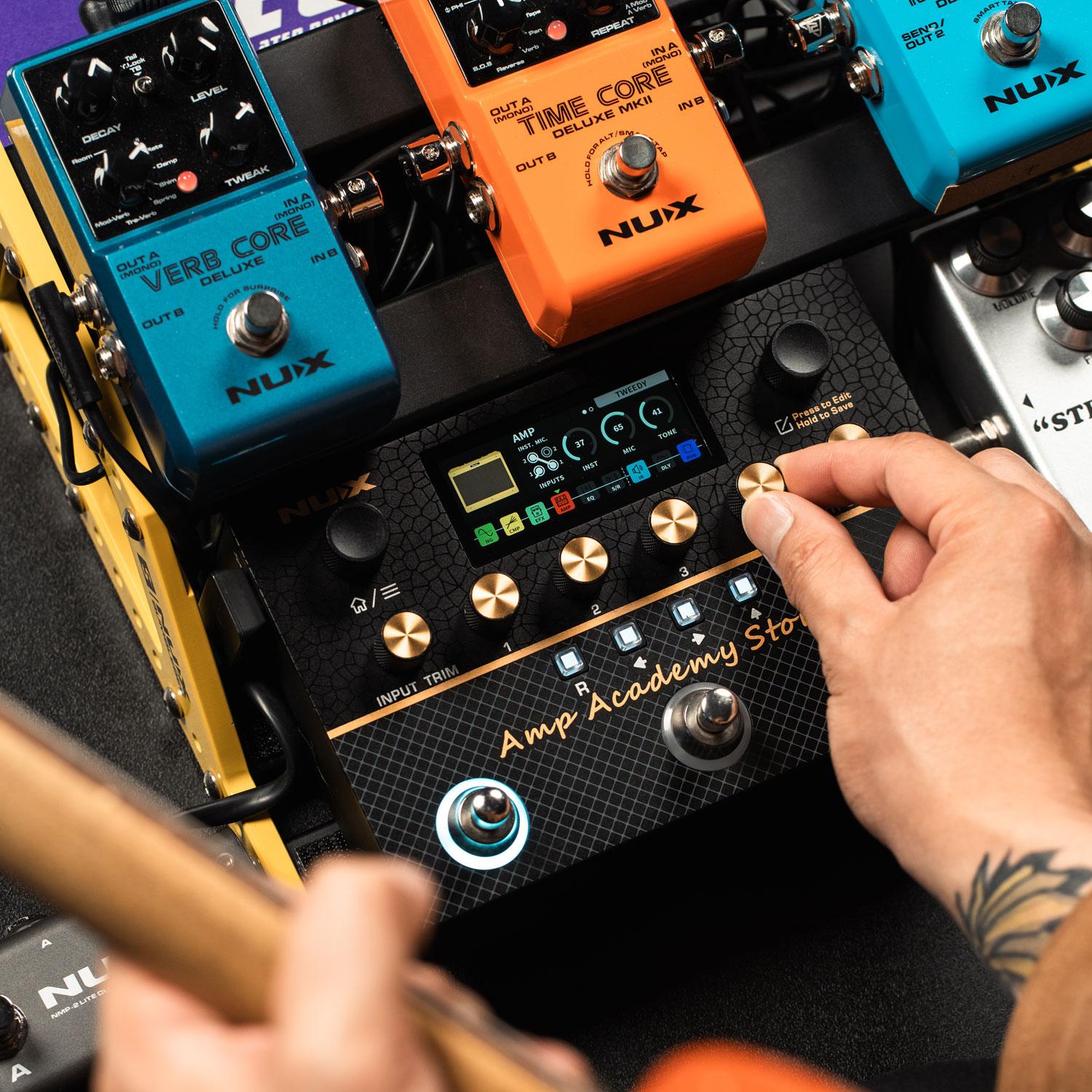 NUX Amp Academy Stomp Pedal - Andertons Music Co.